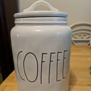 Rae Dunn coffee canister